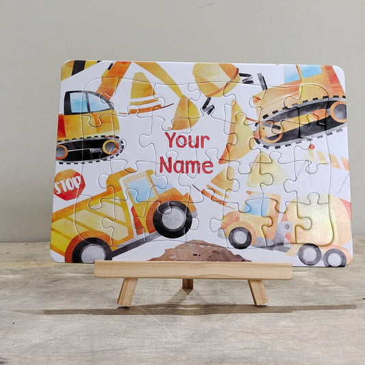 28 Piece Construction Truck Puzzle